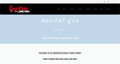Desktop Screenshot of crossoverdance.com