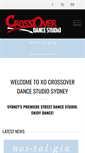 Mobile Screenshot of crossoverdance.com